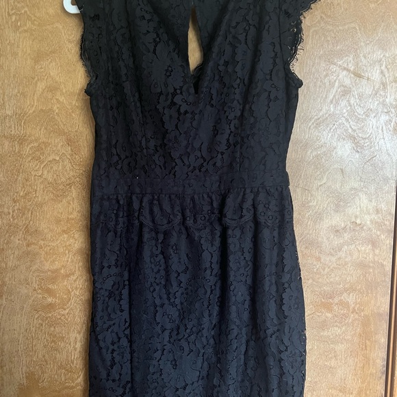 Joie black lace mini dress - Picture 2 of 3